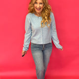 Medina Cardigan in Light Blue - Shabby 2 Chic Boutiques