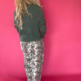 Medina Pointelle Cardigan in Monstera ZSupply