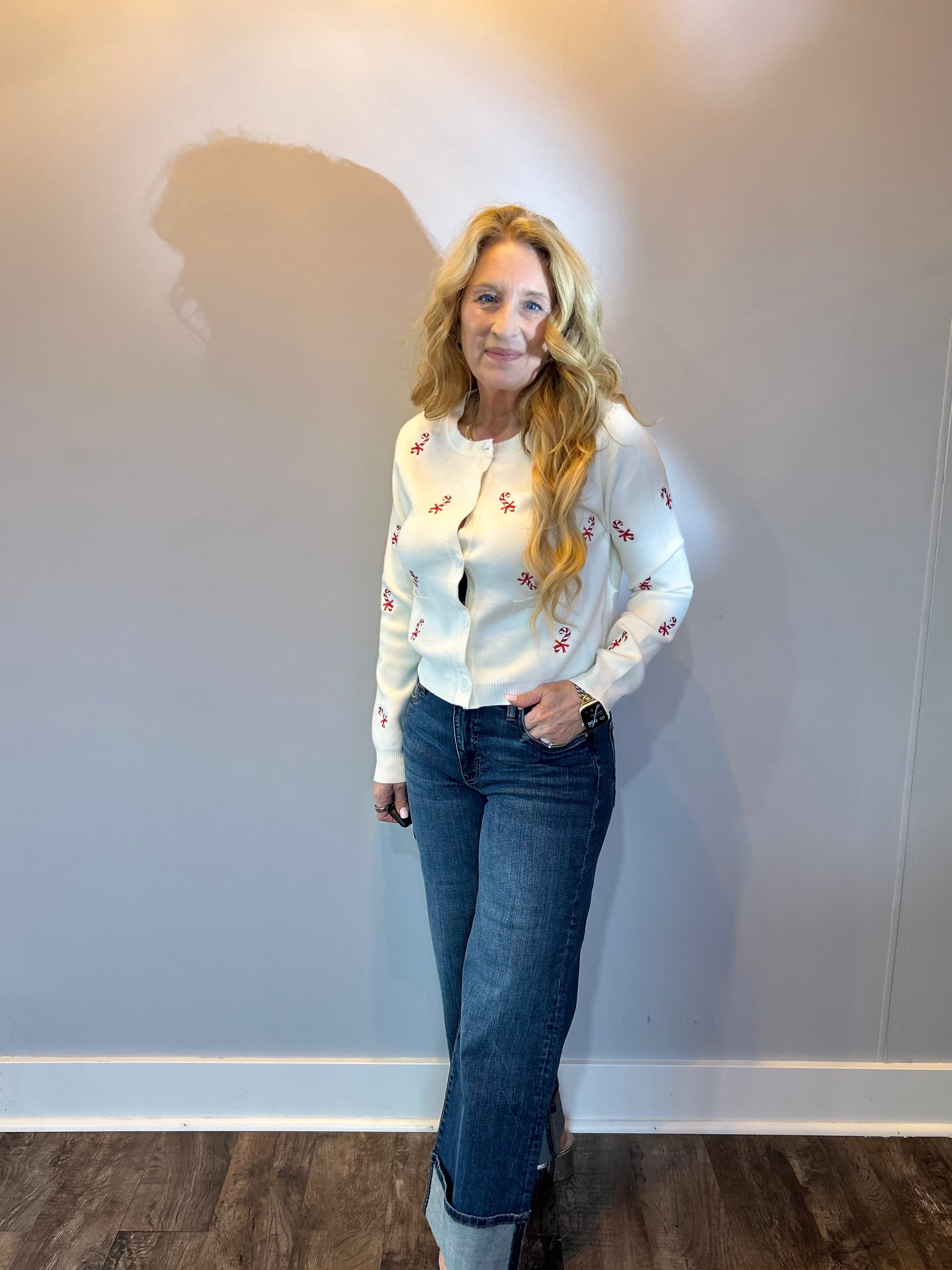 Meg HR Dark Wash with Roll Up Cuff