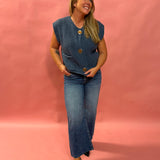 Meg HR Wide Leg in Toughness