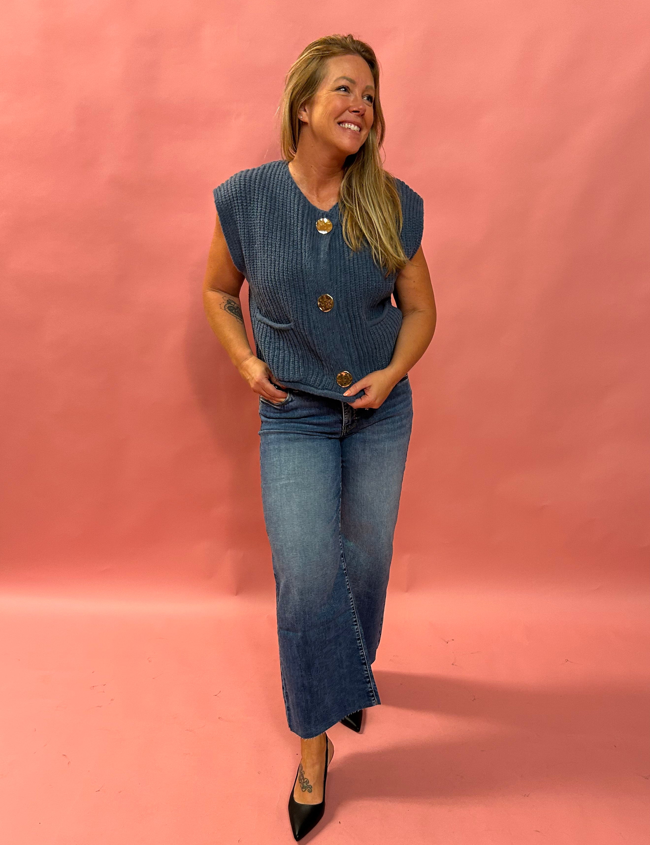 Meg HR Wide Leg in Toughness