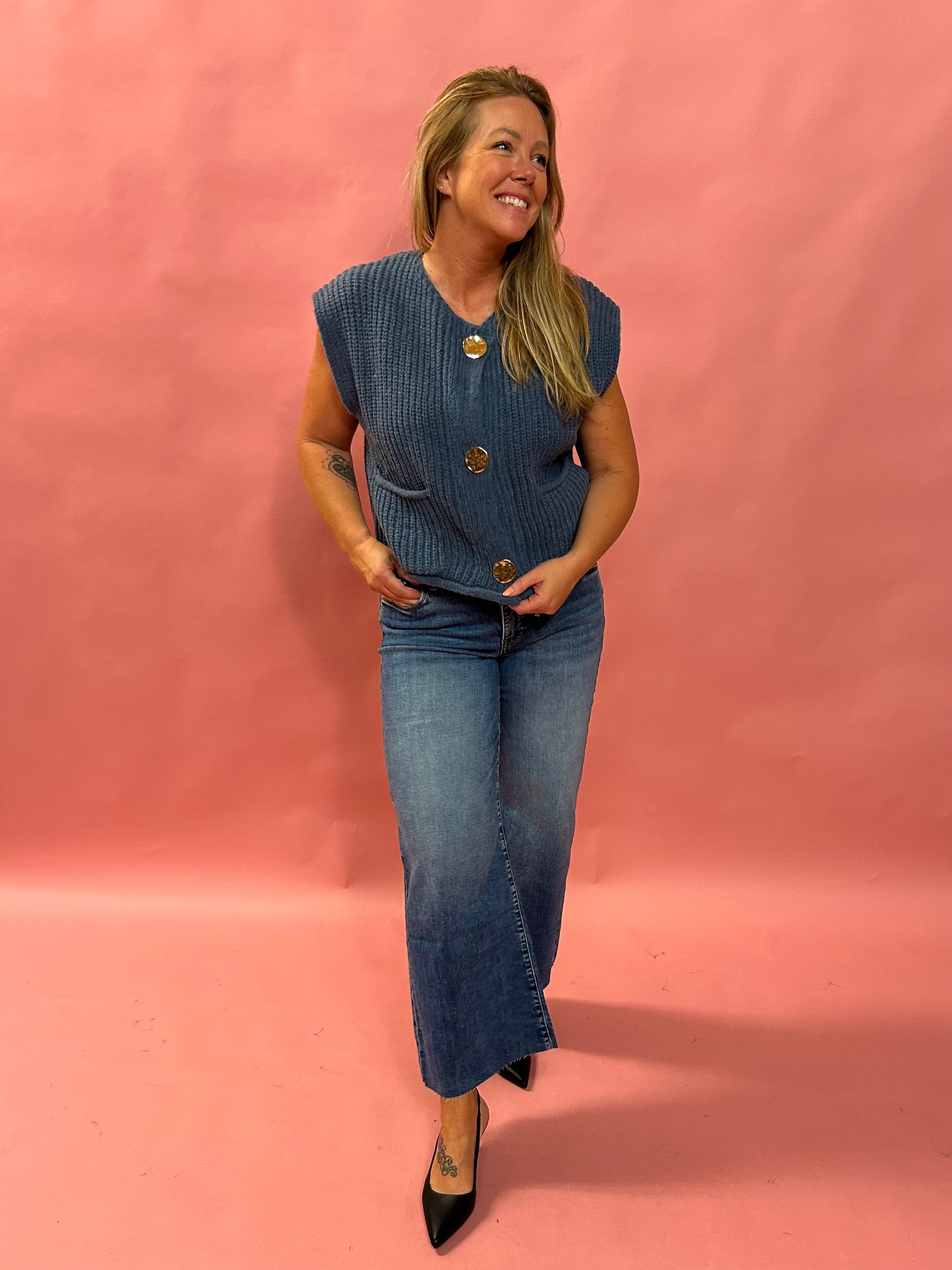 Meg HR Wide Leg in Toughness