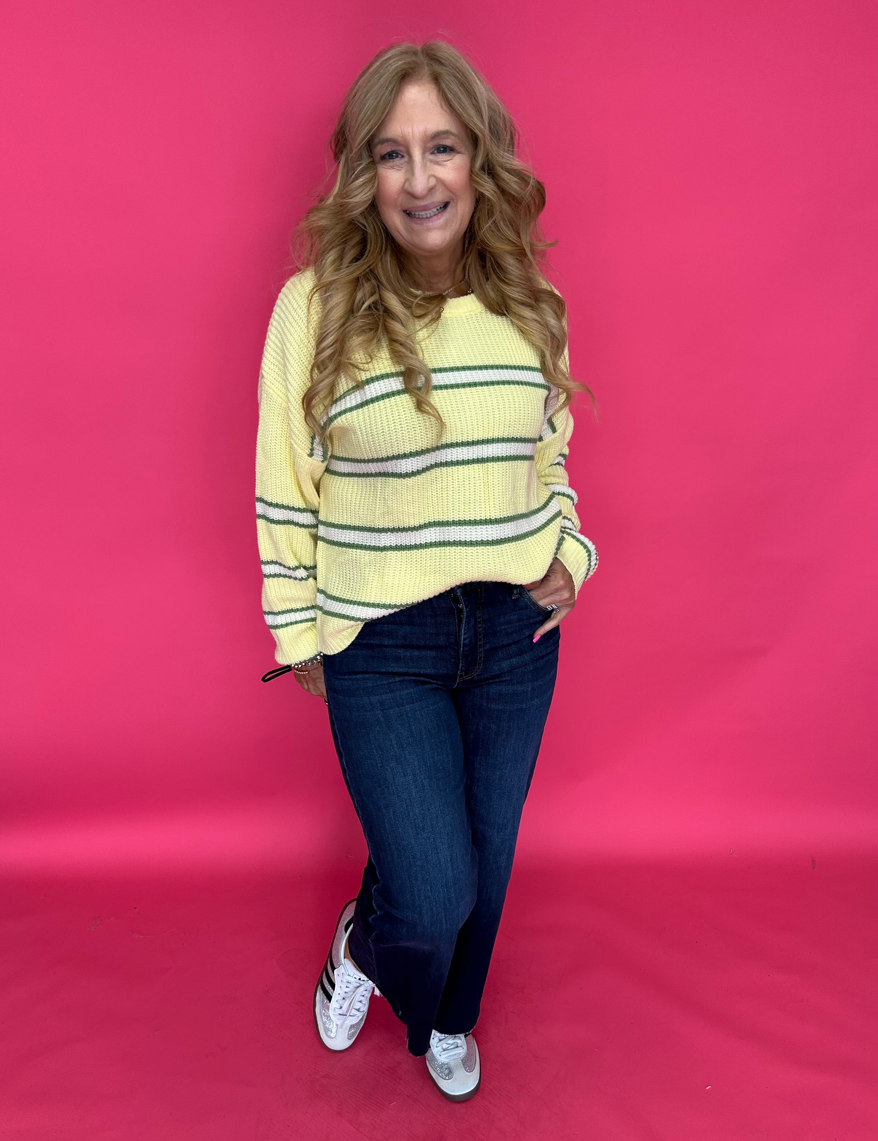 Meg High Rise Fab Ab Wide Leg Raw Hem