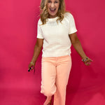 Meg High Rise Fab Ab Wide Leg in Sherbet - Shabby 2 Chic Boutiques