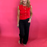 Meg Linen Wide Leg in Black - Shabby 2 Chic Boutiques