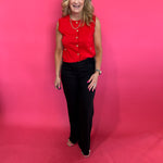 Meg Linen Wide Leg in Black - Shabby 2 Chic Boutiques