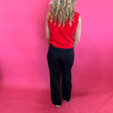 Meg Linen Wide Leg in Black - Shabby 2 Chic Boutiques