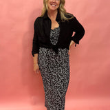 Melinda Gia Ditsy Midi Dress