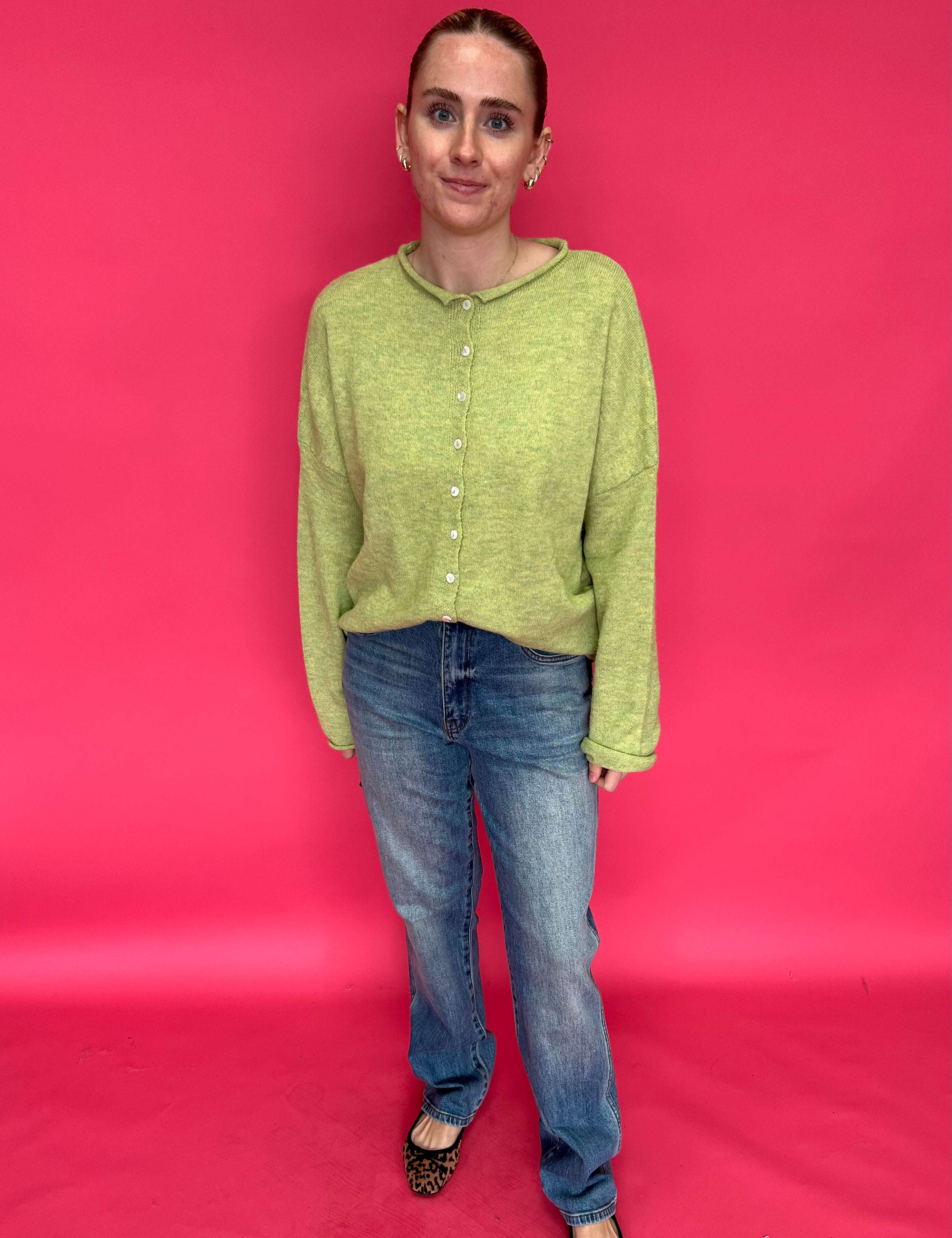 Melissa High Rise Straight Leg Denim in Determin Wash