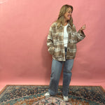 Mendocino Plaid Soft Knit Jacket - Shabby 2 Chic Boutiques