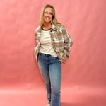Mendocino Plaid Soft Knit Jacket