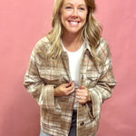 Mendocino Plaid Soft Knit Jacket - Shabby 2 Chic Boutiques