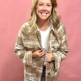 Mendocino Plaid Soft Knit Jacket - Shabby 2 Chic Boutiques