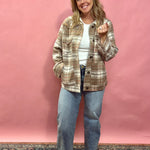 Mendocino Plaid Soft Knit Jacket - Shabby 2 Chic Boutiques