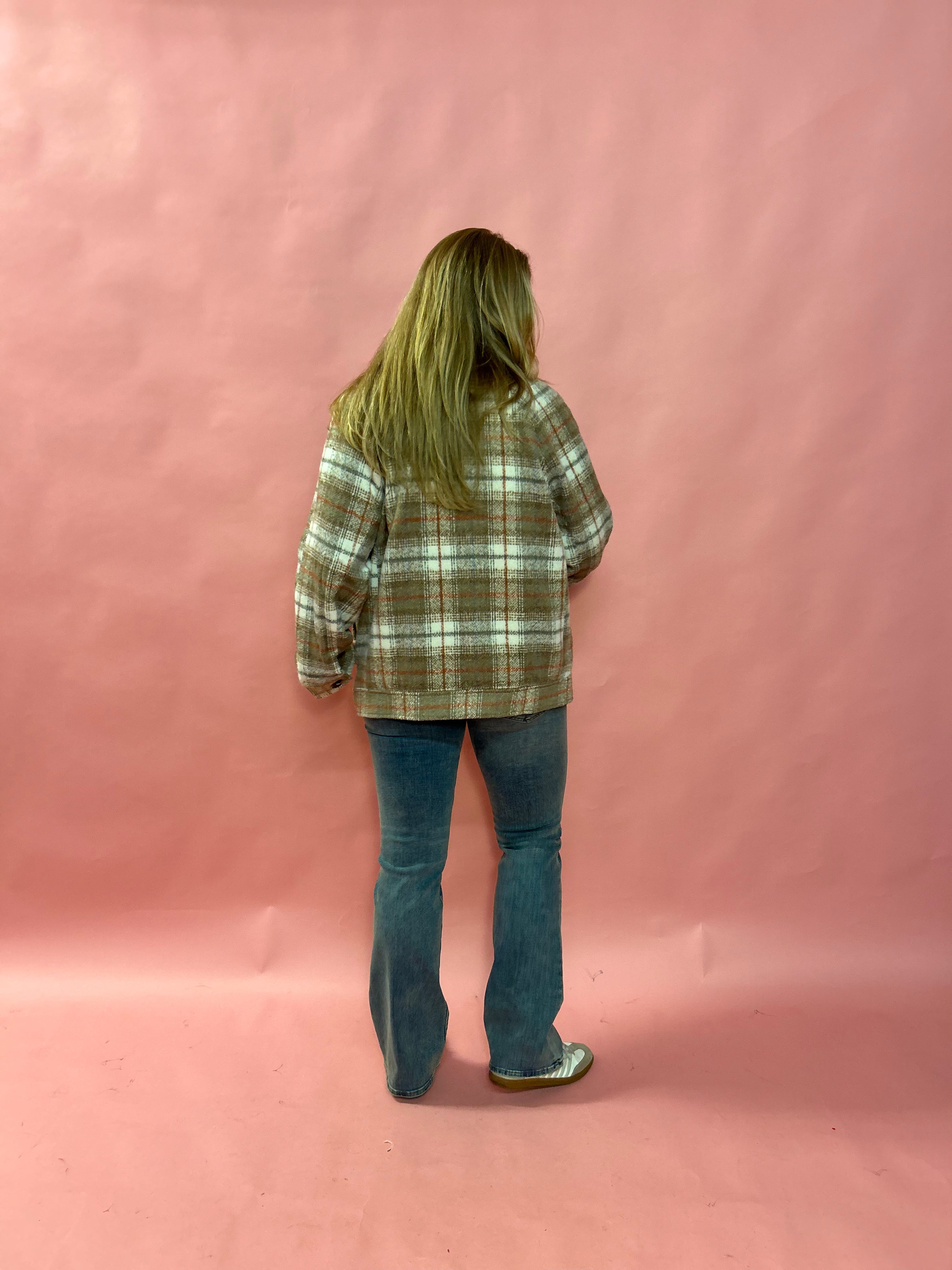 Mendocino Plaid Soft Knit Jacket