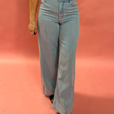 Mia Loose Wide Leg Denim Pant in Faded Indigo