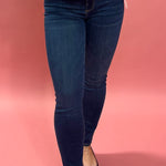 Mia Toothpick Skinny in Dark Stone Base Wash