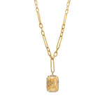 Mini Soleil Necklace in Golden Shadow Tova