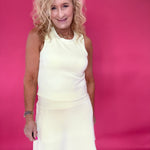 Soft Modal Sleeveless Top in Soft Yellow - Shabby 2 Chic Boutiques