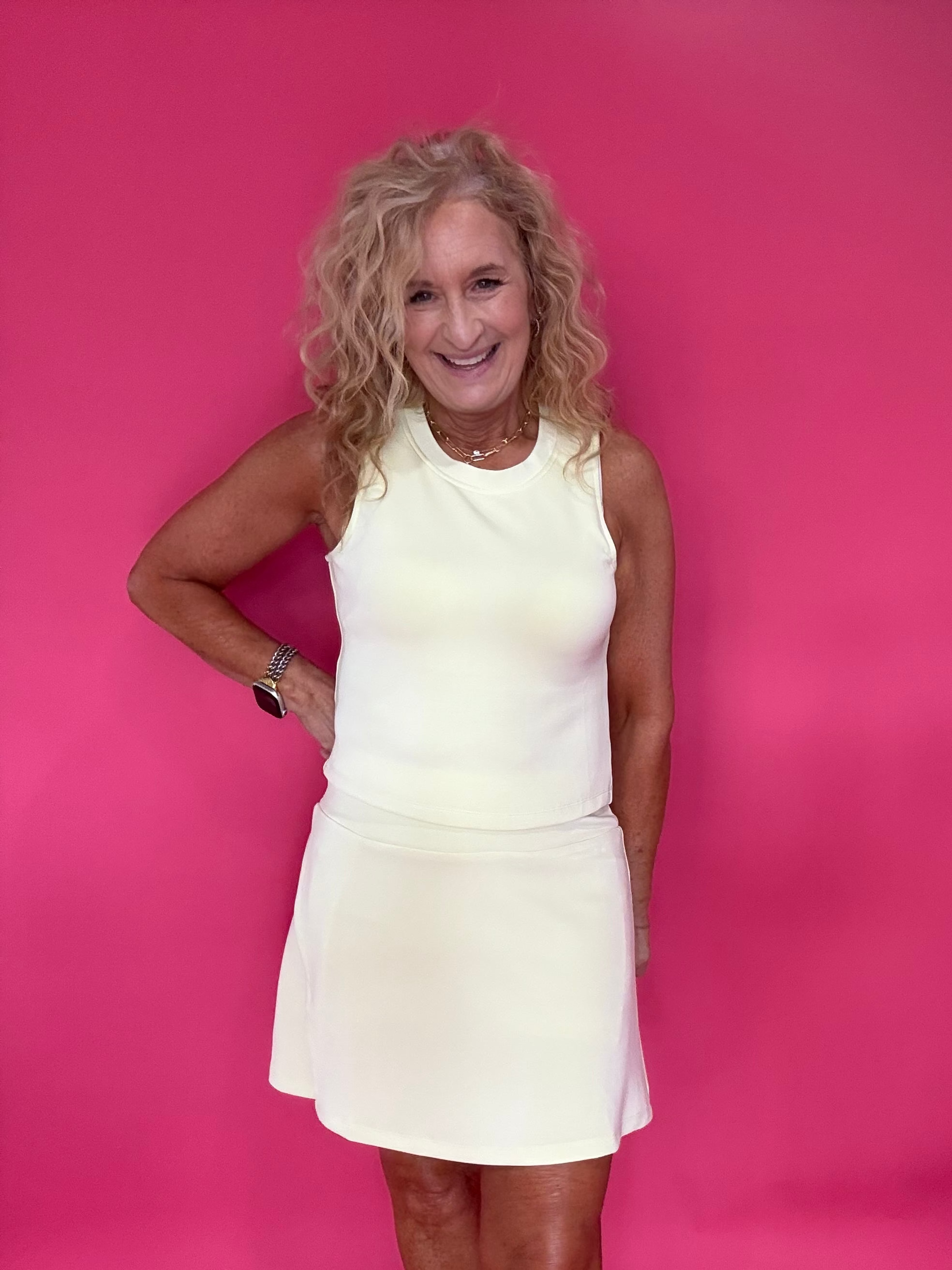 Soft Modal Sleeveless Top in Soft Yellow - Shabby 2 Chic Boutiques