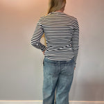Navy Must Have Striped Long Sleeve Top