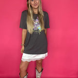 Neon Freebird Graphic Band Tee - Shabby 2 Chic Boutiques