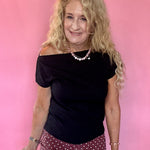 Night Out One-Shoulder Top