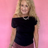 Night Out One-Shoulder Top