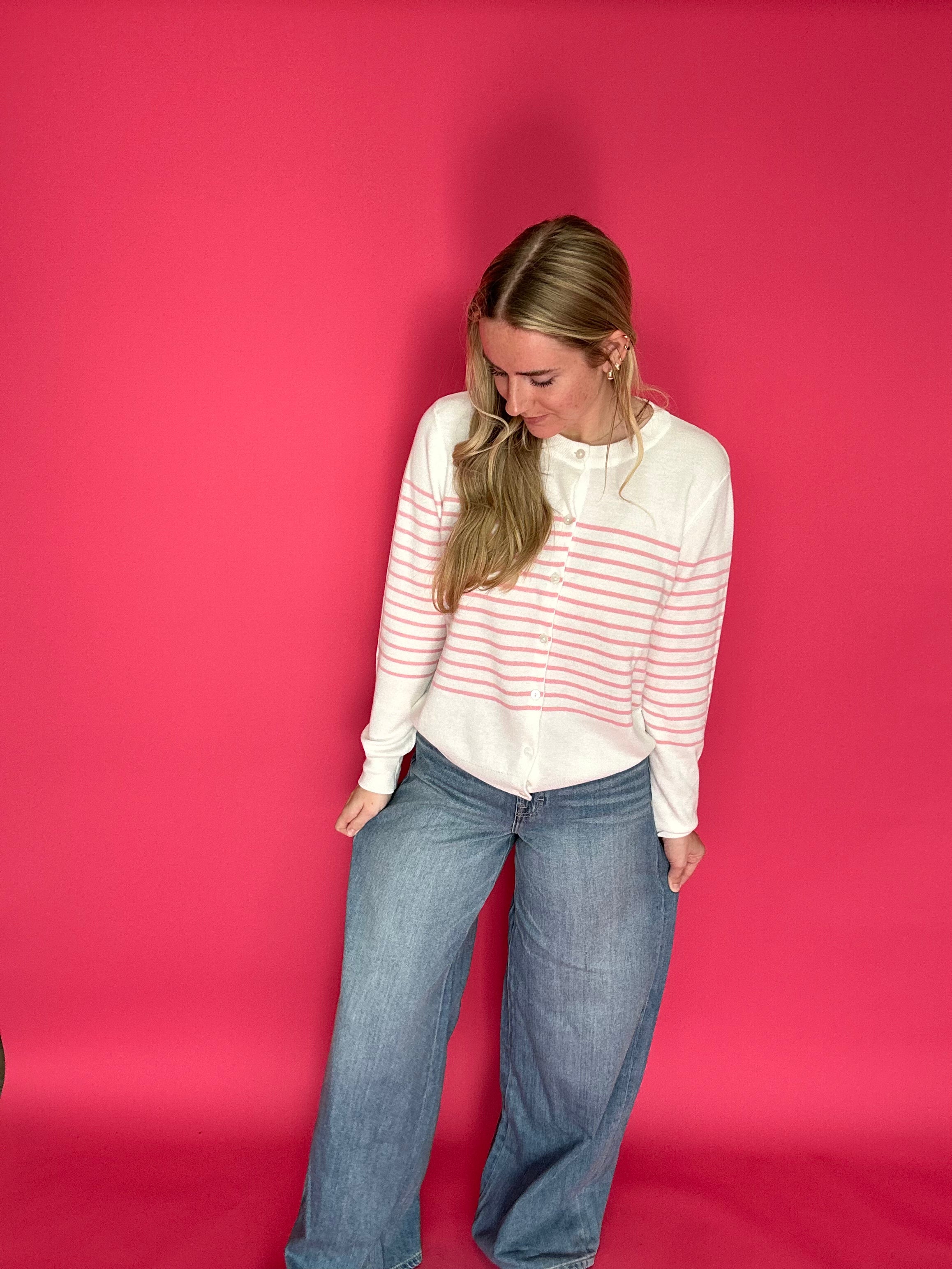 Nori Wide Leg Denim Jean in Medium Wash