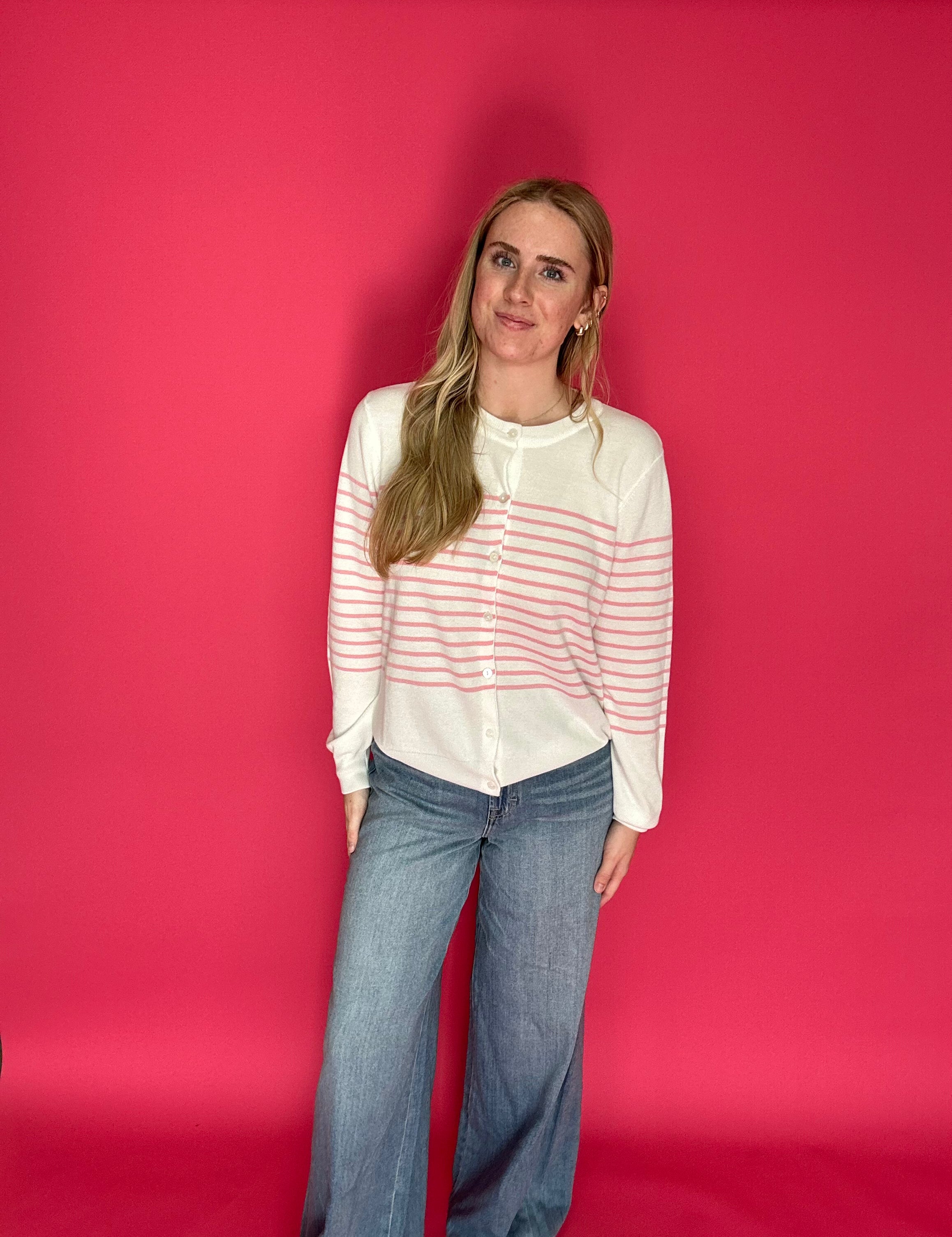 Nori Wide Leg Denim Jean in Medium Wash