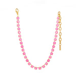 Oakland Necklace in Electric Pink Ignite Frost Tova