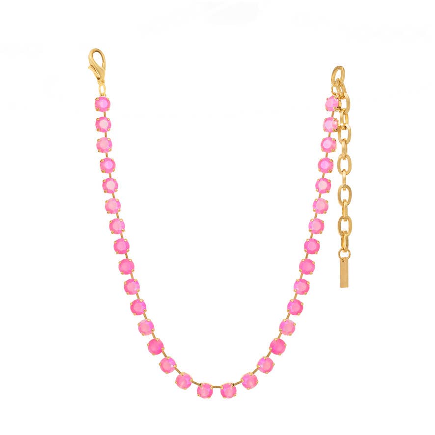 Oakland Necklace in Electric Pink Ignite Frost Tova