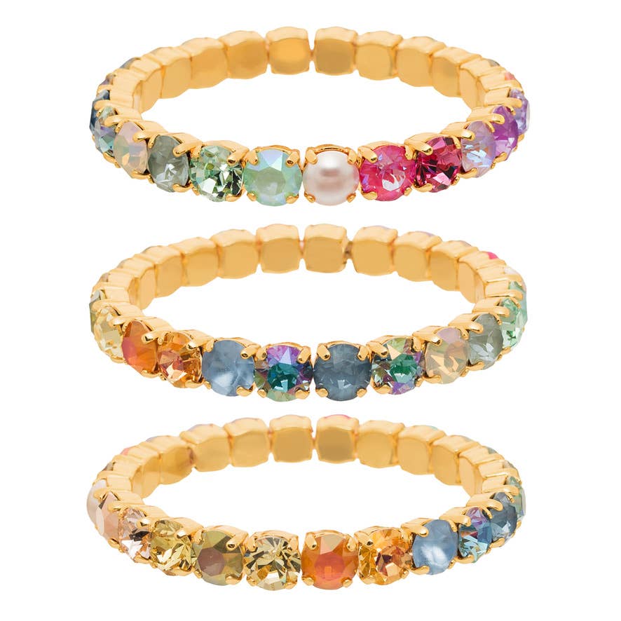 Oakland Stretch Bracelet in Fairy Dust Mix Tova
