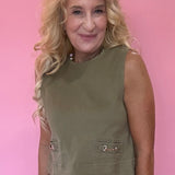 Olive You Sleeveless Top