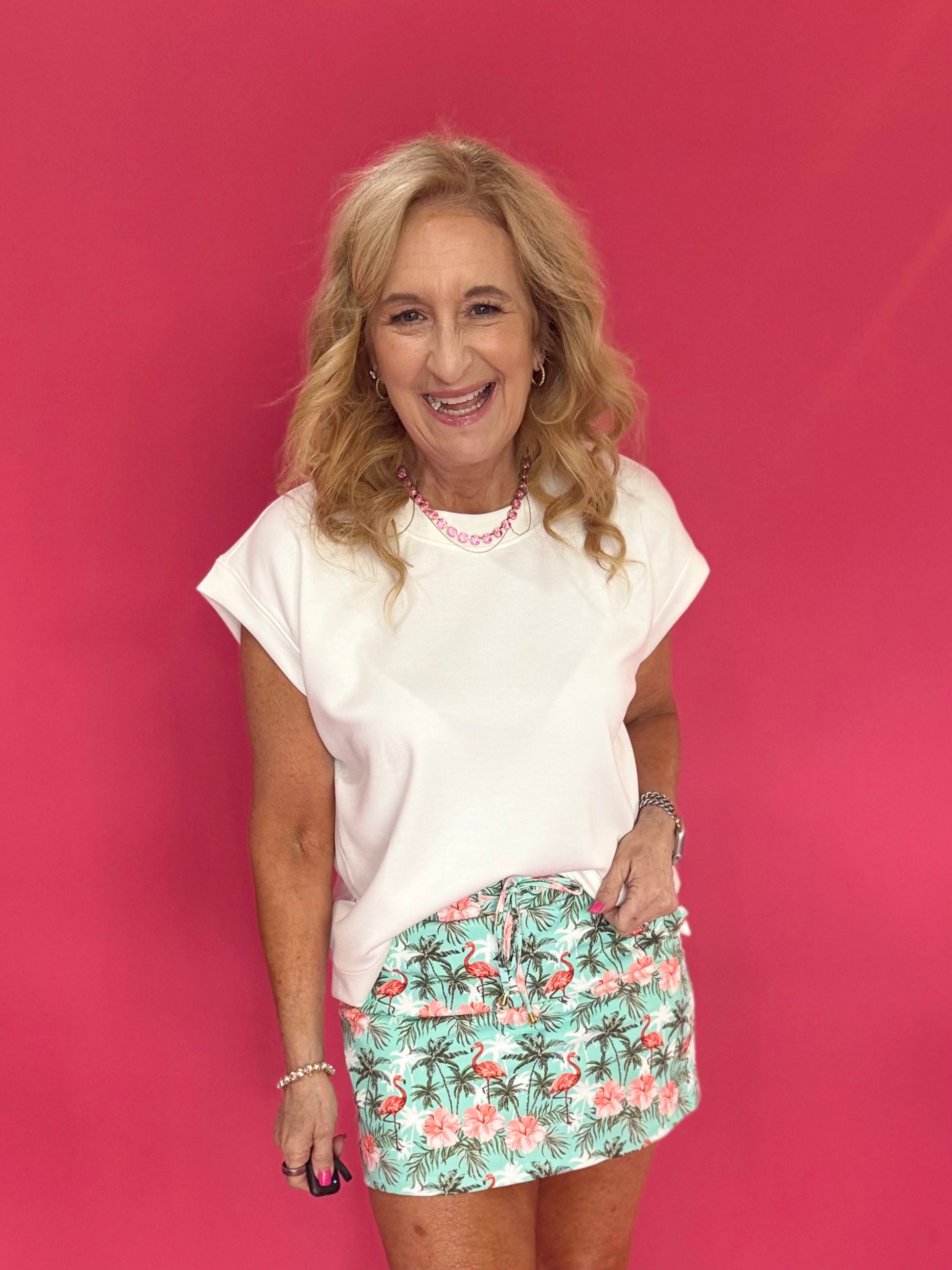 Palm Beach Flamingo Skort - Shabby 2 Chic Boutiques