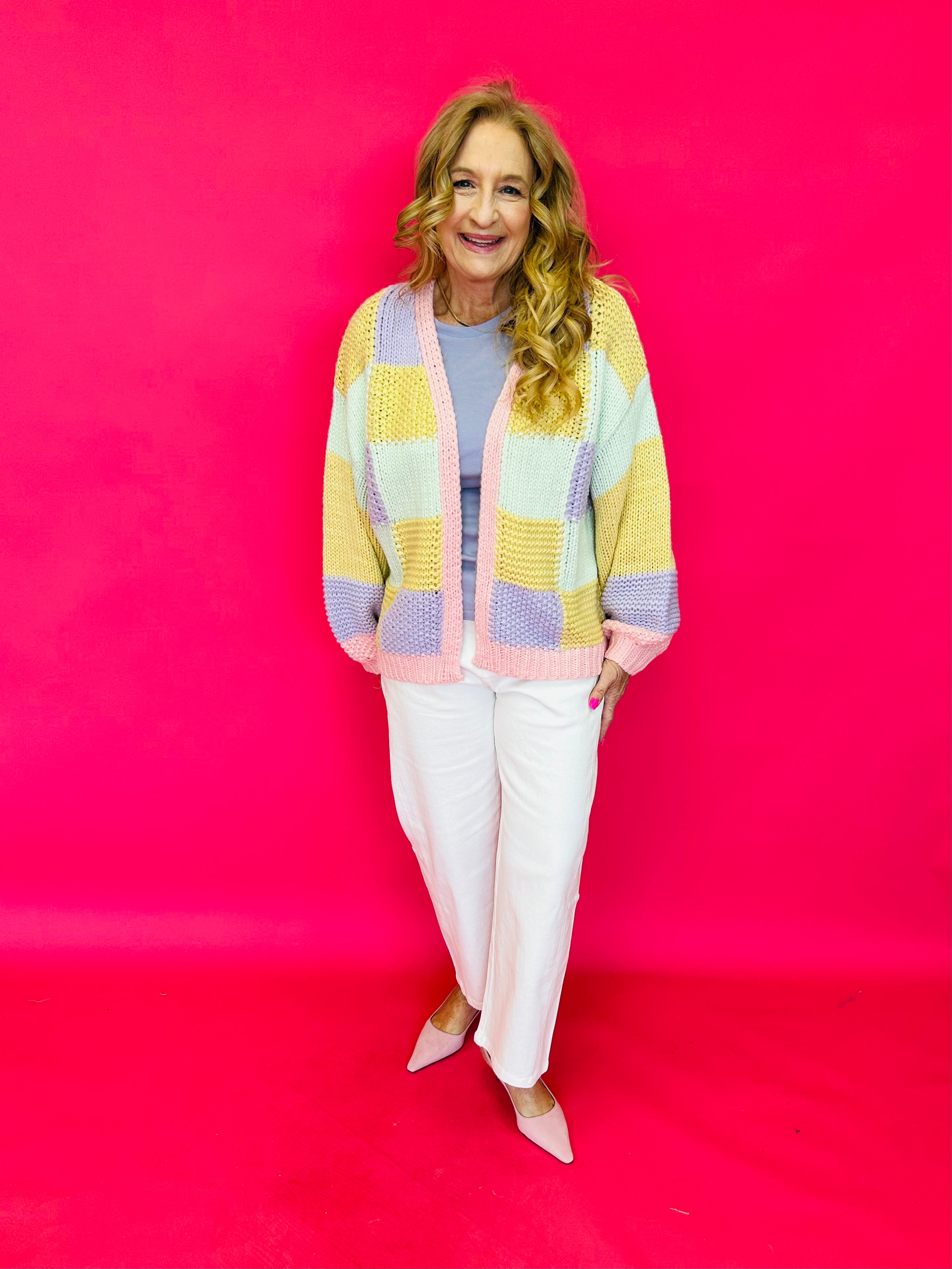 Patchwork Dreams Colorblock Knit Cardigan - Shabby 2 Chic Boutiques