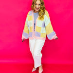 Patchwork Dreams Colorblock Knit Cardigan - Shabby 2 Chic Boutiques