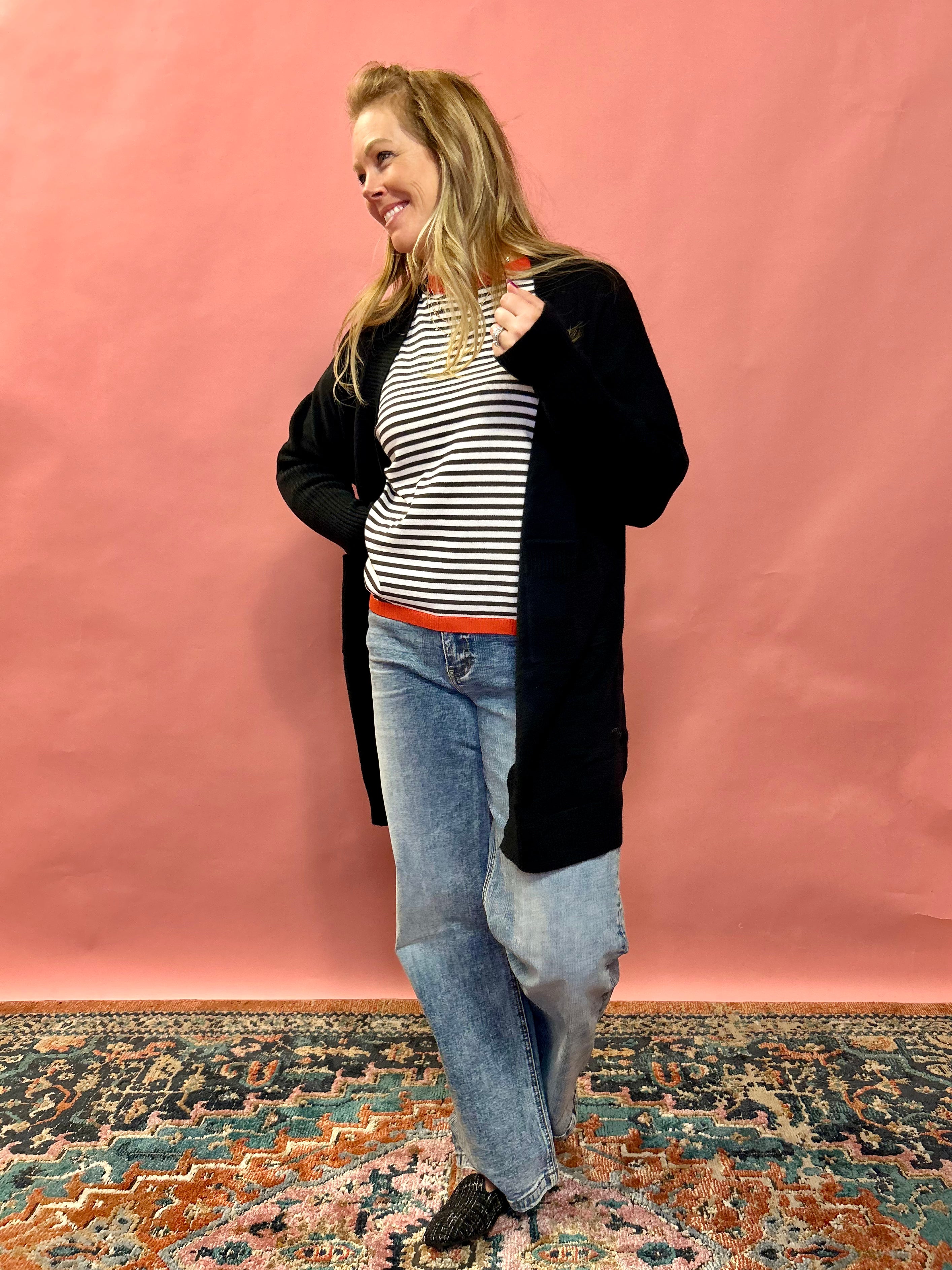 Pate Pocketed Knit Cardigan