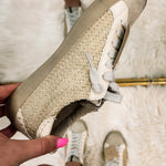Paula in New Gold Woven Sneaker