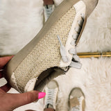 Paula in New Gold Woven Sneaker