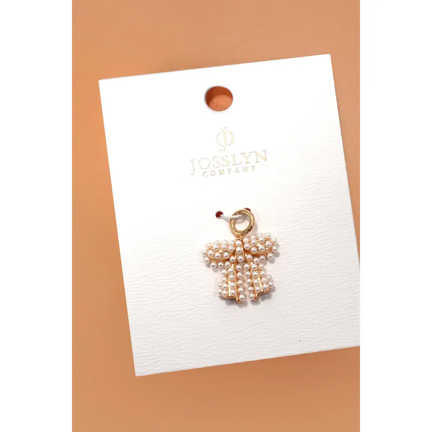 Pearl Bow Charm