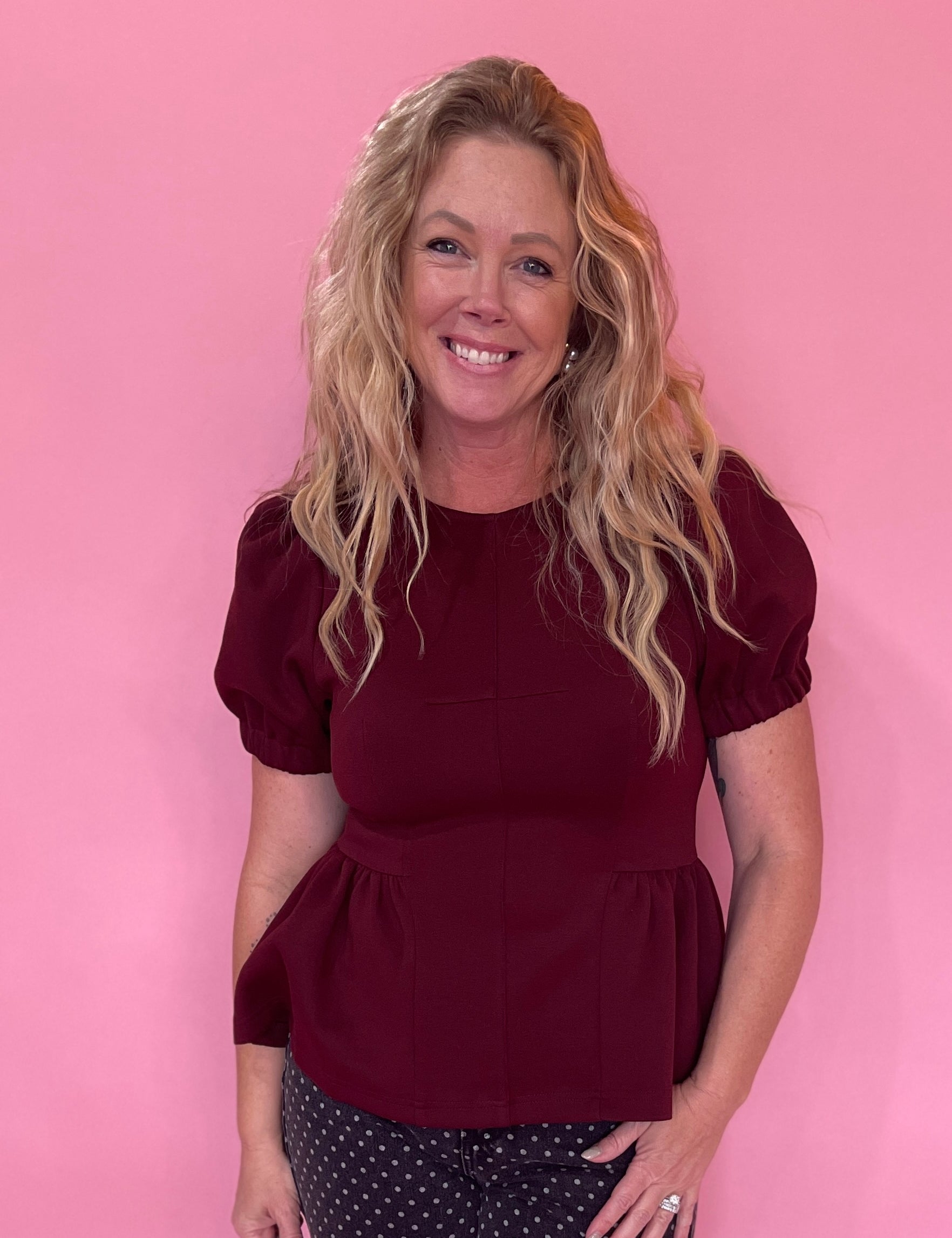 Peplum Power Top