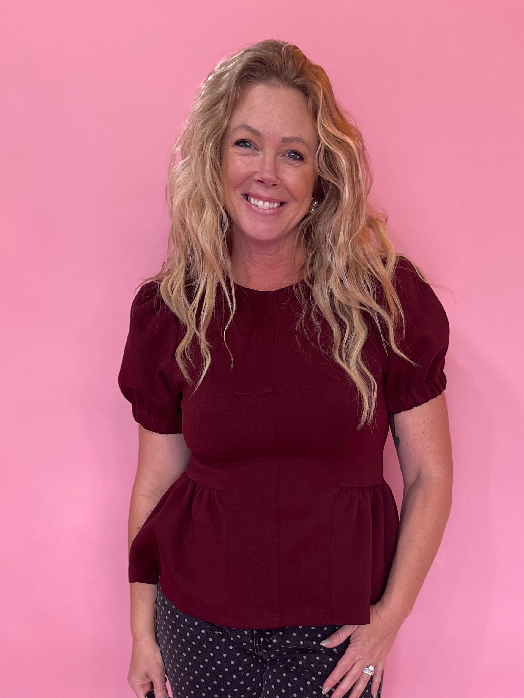 Peplum Power Top
