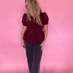 Peplum Power Top