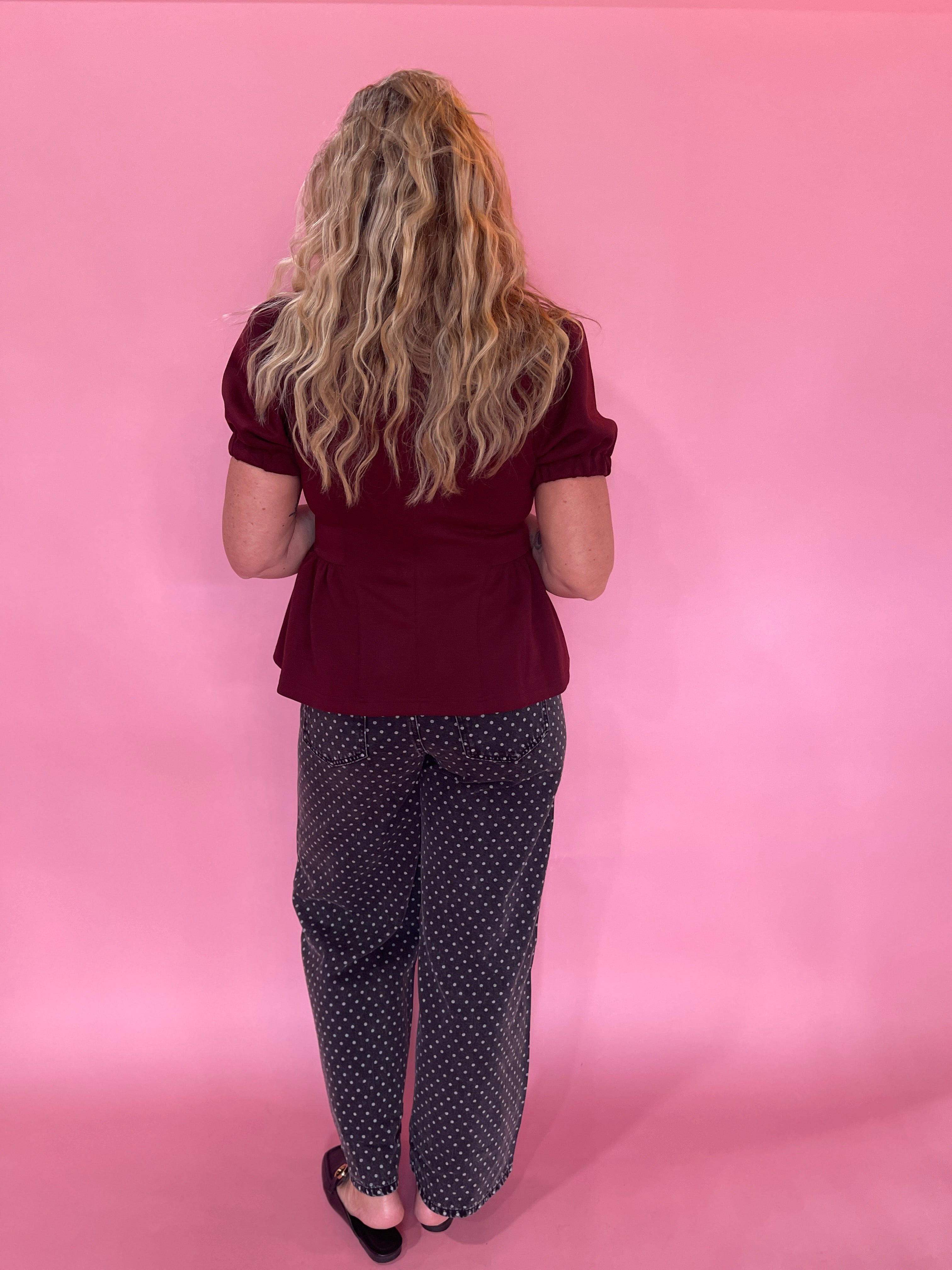 Peplum Power Top
