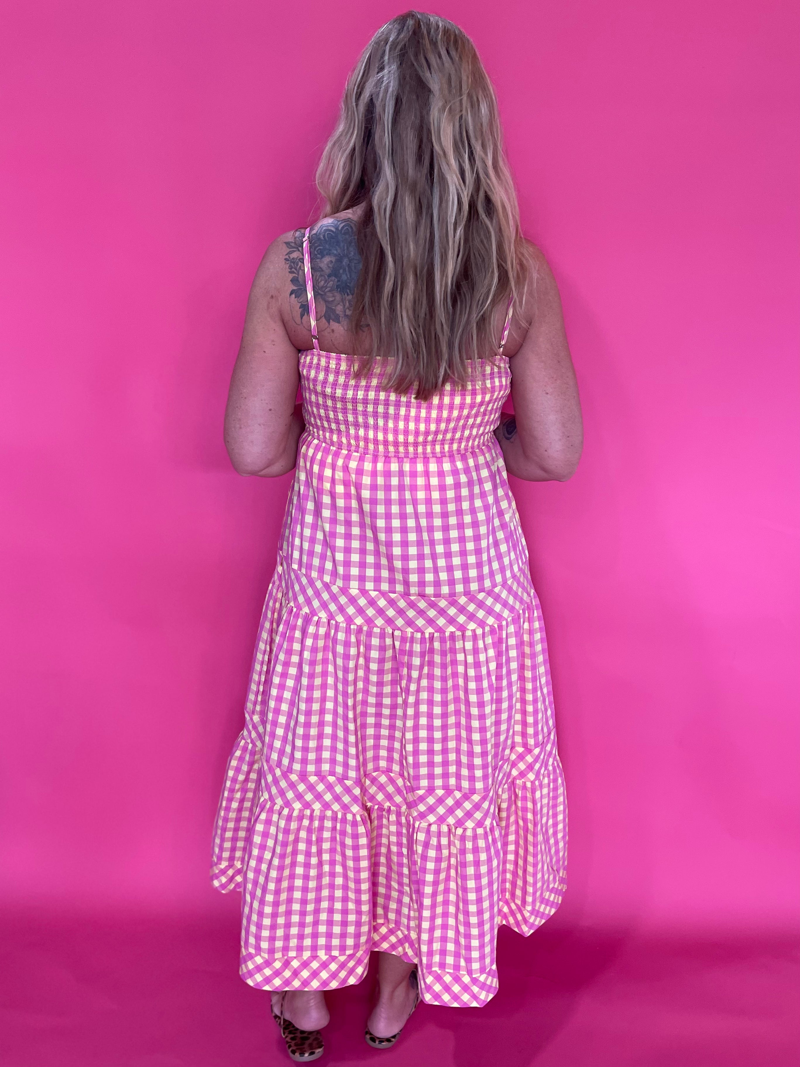 Pink Lemonade Picnic Maxi Dress - Shabby 2 Chic Boutiques