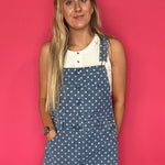 Playful Days Polka Dot Denim Overall - Shabby 2 Chic Boutiques