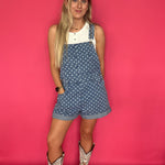 Playful Days Polka Dot Denim Overall - Shabby 2 Chic Boutiques
