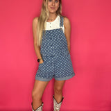 Playful Days Polka Dot Denim Overall - Shabby 2 Chic Boutiques