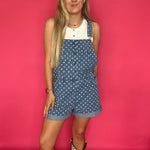 Playful Days Polka Dot Denim Overall - Shabby 2 Chic Boutiques